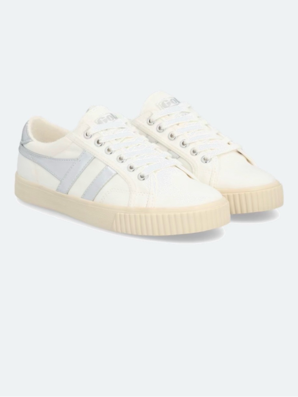 Gola Tennis Mark Cox- Women’s Casual Sneakers in white and silver